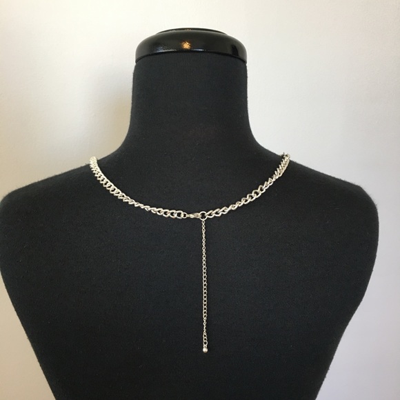 Long Faux Pearl Pendant Statement Necklace - Picture 2 of 5